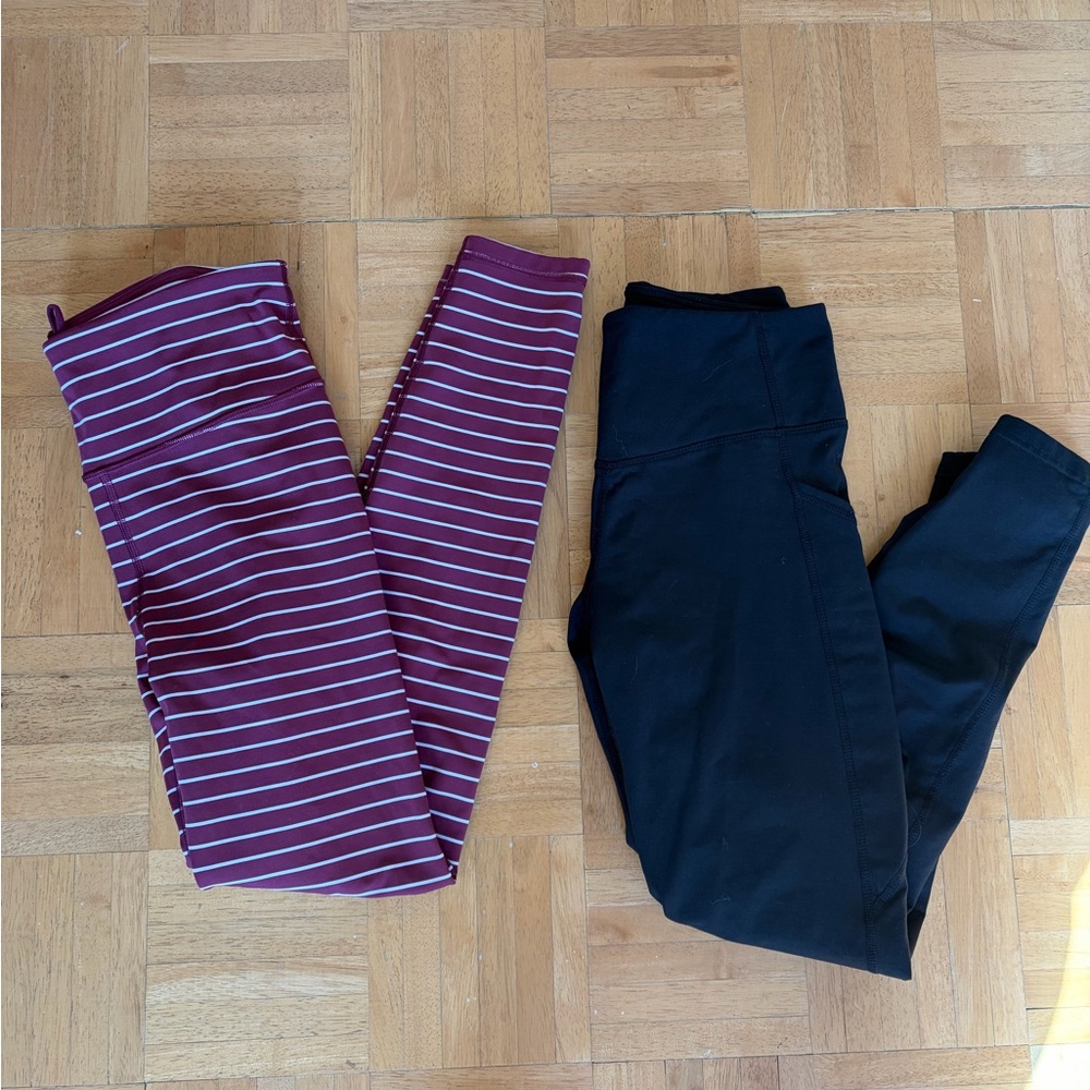 Two pairs of women’s leggings